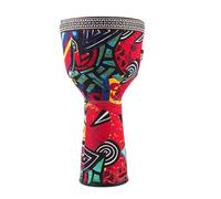 Tocar Un Instrumento Yembé 8/10 Pulgadas Duradero Portátil, para Niños Tambor Djembe Adolescentes Djembe Drum Concierto Tambor Africano(Large 8inch)