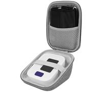 TOCCOOL Funda para monitor de presión arterial, compatible con Omron 3 Series BP7100/5 Series BP5100, A&D UA-654Plus/AA-651 y carcasa protectora impermeable y a prueba de golpes (gris)