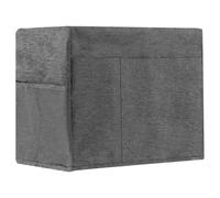 TOCCOOL Funda protectora para máquina de coser, 32 cm de altura, con 4 bolsillos para accesorios de costura, compatible con la mayoría de máquinas de coser Brother/Singr (gris)