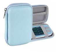 TOCCOOL Funda rígida compatible con monitor ECG ECG EMAY 6L/EMAY, a prueba de golpes, bolsa de almacenamiento de viaje para monitor portátil de electrocardiograma de frecuencia cardíaca (azul claro