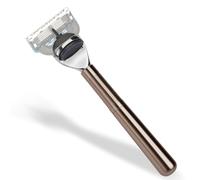 TOCCOOL Mango de metal de repuesto, mango de afeitado para hombre, mango de afeitadora compatible con Gillette Fusion 5 Power & Proglide Shield Blade Refill (gris)