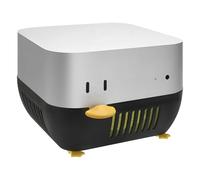 TOCCOOL Soporte para Mac mini M4 y M4 Pro, acceso frontal con botón de encendido, soporte de refrigeración ABS, diseño antipolvo y antideslizante para flujo de aire, organización de escritorio