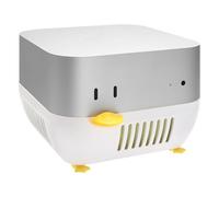 TOCCOOL Soporte para Mac mini M4 y M4 Pro, acceso frontal con botón de encendido, soporte de refrigeración ABS, diseño antipolvo y antideslizante para flujo de aire, organización de escritorio