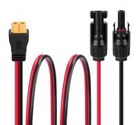 TOCCOOL XT60 a MC4 Cable de extensión solar, 12 AWG, resistente, 3 m, compatible con ABOK Ark3600, Anker SOLIX C200 DC, EF ECOFLOW Trail 300 DC