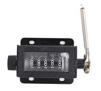 Tocekat Contador de Tracción de 5 Dígitos, Contador de Recuento Manual de Carrera Restableceble D67-F Contador Mecánico para Aplicaciones de Conteo de Máquinas