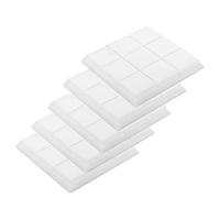 TOCHCA Paneles de espuma acústica, lote de 5 30 x 30 x 5 cm Mushroom Studio Wedge Tiles, Sound Panels Sound Proof Foam Panels, White