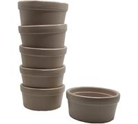 ToCi Mini cuencos de tapas - Tazones para aperitivos y salsas para patatas fritas, salsas, dulces - Cuencos raclette - pequeños cuencos de cerámica - ideales para antipasti, meze o kahvalti... (topo)