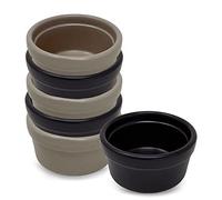 ToCi Mini tapas - Cuencos para aperitivos y salsas para patatas fritas, salsas, dulces, raclette, pequeños cuencos de cerámica, ideales para antipasti meze o kahvalti... (mix)