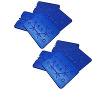 ToCi XXL - Bloque refrigerante para refrigerador, color azul, 32 x 25 cm, 800 ml, plástico, 8 unidades