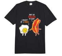 Tocino Huevo Pun Breakfast Don't Go Tocino en mi corazón Comfort Colors Adult Heavyweight T-Shirt