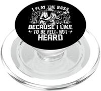 Toco el Bass Porque me Gusta Que me sientan no escuchados Bass PopSockets PopGrip para MagSafe