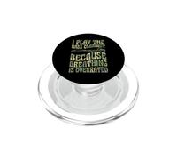 Toco el Clarinete bajo Porque la respiración está sobrevalorada PopSockets PopGrip para MagSafe