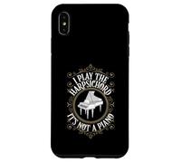 Toco el clavecín No es un Piano Divertido Músico Humor Carcasa para iPhone XS MAX