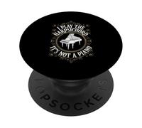 Toco el clavecín No es un Piano Divertido Músico Humor PopSockets PopGrip Adhesivo