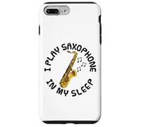 Toco el saxofón mientras duermo, músico divertido Carcasa para iPhone 7 Plus/8 Plus