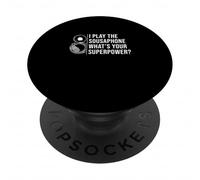Toco el Sousaphone ¿Cuál es tu Superpoder Un sousafonista PopSockets PopGrip Adhesivo