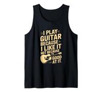 Toco la Guitarra Porque me Gusta no Porque Soy Bueno en Ella Camiseta sin Mangas