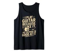 Toco la Guitarra Porque me Gusta no Porque Soy Bueno en Ella Camiseta sin Mangas