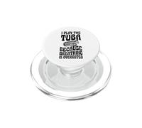 Toco La Tuba Porque Respirar Está Sobrevalorado Divertido PopSockets PopGrip para MagSafe