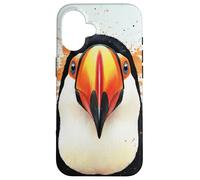 Toco Tucán Colorido Splash Carcasa para iPhone 16