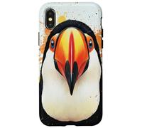 Toco Tucán Colorido Splash Carcasa para iPhone X/XS