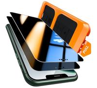 TOCOL 2 Piezas Protector Pantalla de Privacidad para iPhone 11 Pro Max/iPhone XS Max, Alineación Automática para Una Instalación Rápida, Antiespia Cristal Templado de Dureza 9H+Inastillable