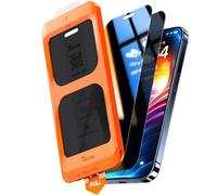 TOCOL 2 Piezas Protector Pantalla de Privacidad para iPhone 15 Pro, Alineación Automática para Una Instalación Rápida, Sin Burbujas, Antiespia Cristal Templado de Dureza 9H+Inastillable