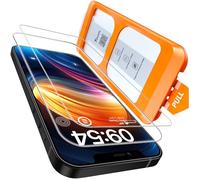 TOCOL 2 Piezas Protector Pantalla para iPhone 12, iPhone 12 Pro, Alineación Automática para Una Instalación Rápida, Sin Burbujas, Cristal Templado de Dureza 9H Inastillable, HD Transparente
