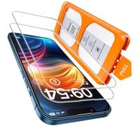 TOCOL 2 Piezas Protector Pantalla para iPhone 13/iPhone 16e/iPhone 13 Pro, Alineación Automática para Una Instalación Rápida, Sin Burbujas, Cristal Templado de Dureza 9 Inastillable, HD Transparente