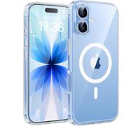 TOCOL Funda para iPhone 17 6,3 Pulgadas, Protección Lente Cámara, Compatible con Magsafe, Protección contra Caídas, Transparente