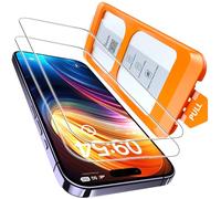 TOCOL Protector Pantalla para iPhone 14 Pro Max y 2 x Protector Pantalla Protector de Lente de Cámara, Cristal Templado de Dureza 9H+Inastillable, HD Transparente, 2 Piezas