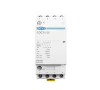 TOCT1 4P 25A 110V BOBINA 50/60HZ Riel Din Hogar ac Contactor modular 4NO o 2NO 2NC Contactores(220V,2NO2NC)