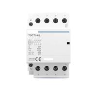 TOCT1 4P 63A 110V BOBINA 400V~ 50/60Hz Contactor modular de CA for el hogar en carril DIN Contactores 4NO o 2NO 2NC(4P 63A 4NO 110V)