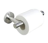 TocTen Portarrollos de Papel higiénico montado en la Pared para baño con 2 Soportes de Afeitar, dispensador de Papel de Seda de Acero Inoxidable Grueso para Inodoro, Cocina Oficina (níquel Cepillado)