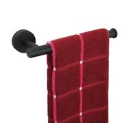 TocTen Sostenedor de Toalla de Mano/Anillo de Toalla - Thicken SUS304 Barra de Toalla de Mano de Acero Inoxidable, 9 Pulgadas Resistente montado en la Pared toallero Percha (Negro Mate)