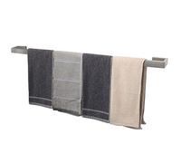 TocTen Toallero de baño - Base Cuadrada Gruesa SUS304 Barra de Toalla de Acero Inoxidable para baño, Accesorios de Barra de baño, toallero Resistente montado en la Pared (níquel Cepillado, 33