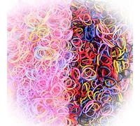 TOCYORIC Hair Ties for Kids Girls Baby Elastic Mini Hair Bands 1800pcs No Damage Hair Rubber Bands Multi Candy&Deep Color Hair Holder (Jelly colors + Deep colors)