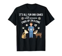 Toda la diversión y Juegos hasta Que salga el Cono Camiseta
