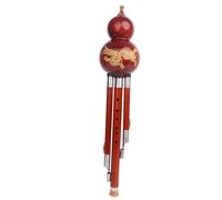 Toda La Flauta De Cucurbitáceas De Caoba, Llave C/flauta De Cucurbitáceas Plana B, Instrumento Musical Con Estuche De Almacenamiento Hulusi Profesional (Color : 01, Size : C key)