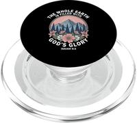 Toda la Tierra está Llena de la Gloria de Dios Isaías 6:3 Jesús PopSockets PopGrip para MagSafe