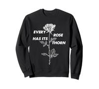 Toda Rosa tiene su Espina Cita inspiradora Floral Amor Sudadera