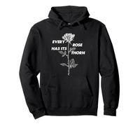 Toda Rosa tiene su Espina Cita inspiradora Floral Amor Sudadera con Capucha