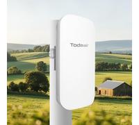 TODAAIR Extensor WiFi para exteriores | AI Watchdog | Modo repetidor y AP | IP65 resistente a la intemperie | Repetidor WiFi de doble banda de hasta 1200 Mbps | Cubre hasta 3440 pies cuadrados y 30