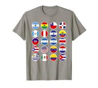 Todas Banderas Latinoamericanas Países Banderas Latinoamérica Camiseta