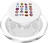 Todas Banderas Latinoamericanas Países Banderas Latinoamérica PopSockets PopGrip para MagSafe