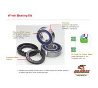 TODAS LAS BOLAS Cojinetes de choque delantero25-1006