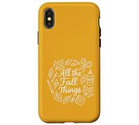 Todas las cosas de otoño Maestro Otoño Regreso a la escuela Au Carcasa para iPhone X/XS