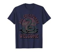 Todas Las Criaturas Dan La Bienvenida Al Colorido Arte Camiseta