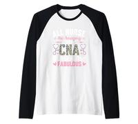 Todas Las Enfermeras Son increíbles, Pero Las Enfermeras de CNA Son fabulosas Camiseta Manga Raglan