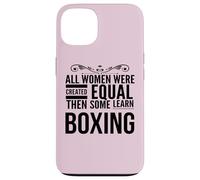 TODAS LAS MUJERES APRENDER Boxeo Boxeador Femenino Entrenador Deporte Chica Carcasa para iPhone 13